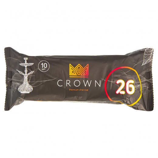 Уголь Crown (26 мм, 10 кубиков) — 